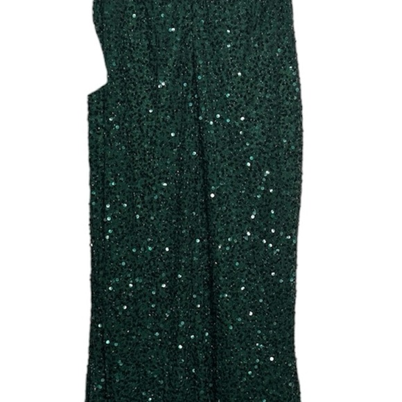 💚 NWT! Mac Duggal Emerald Sequin & Bead Dress - Picture 6 of 15